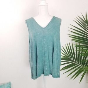 Eri + Ali | New Anthropologie Teal Pleated Top XS